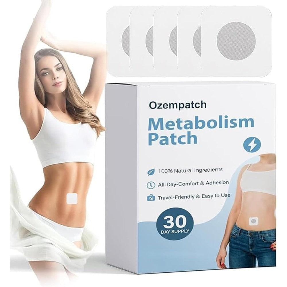 RejuvaCare Ozempatch packaging front view for metabolism support.