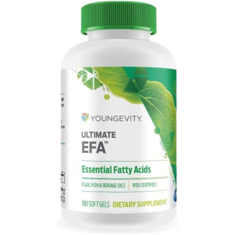 Youngevity Ultimate EFA Omega 3 6 9 180 softgels bottle front view