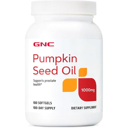 GNC Pumpkin Seed Oil Capsules for Prostate Health