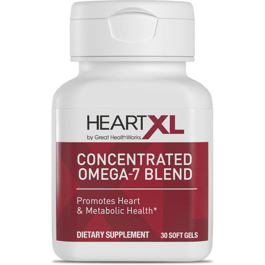 OmegaXL HeartXL Omega-7 Blend front view packaging