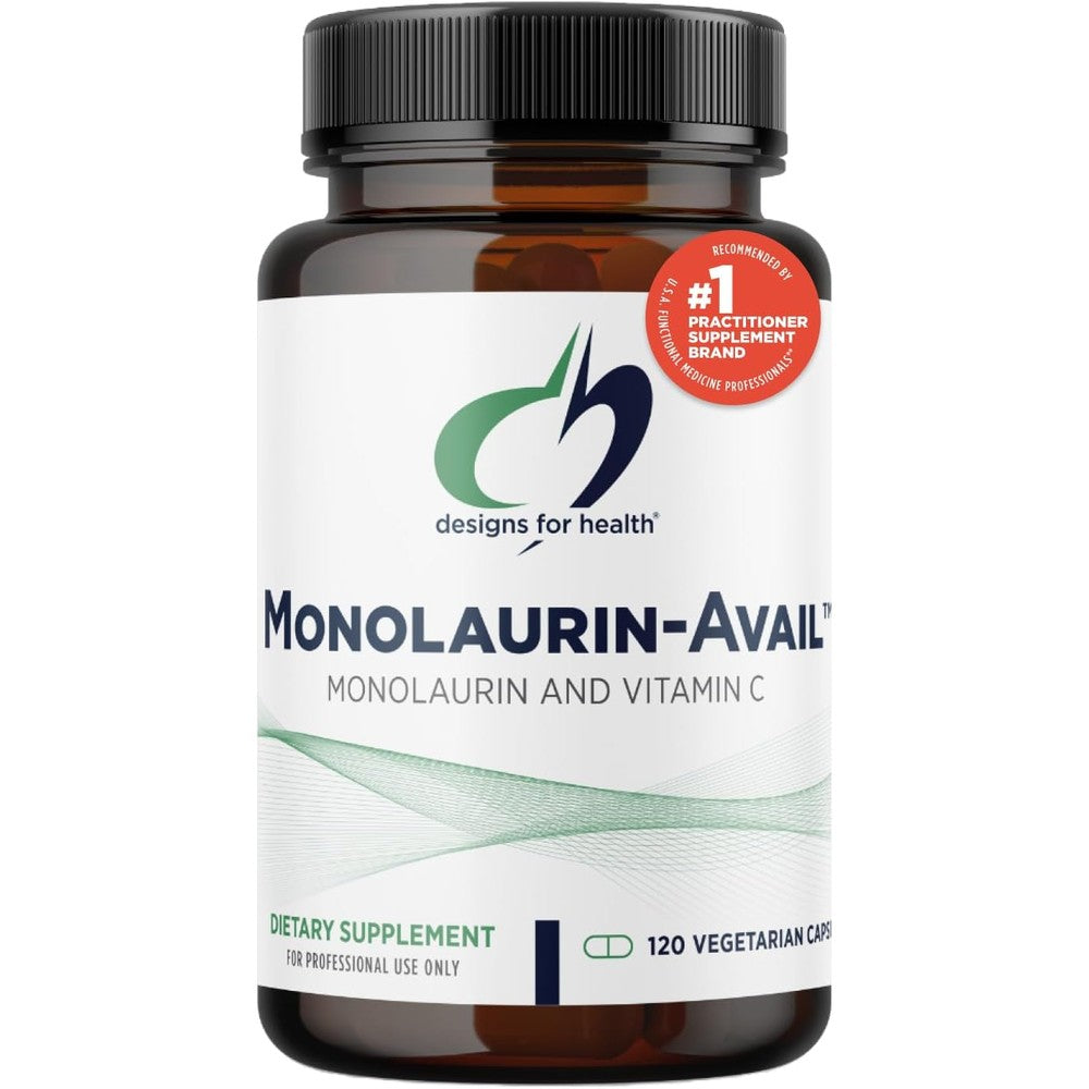 Designs for Health Monolaurin Avail 1000mg front view