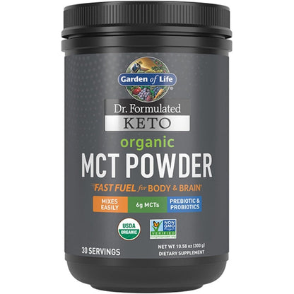Garden of Life Dr. Formulated Keto Organic MCT Powder front view