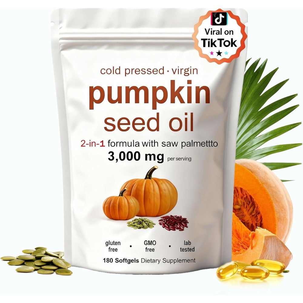 kitabip pumpkin seed oil saw palmetto 180 capsule