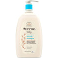 Aveeno Baby Gentle Wash and Shampoo 33 Fluid Ounce front view bottle for sensitive skin care