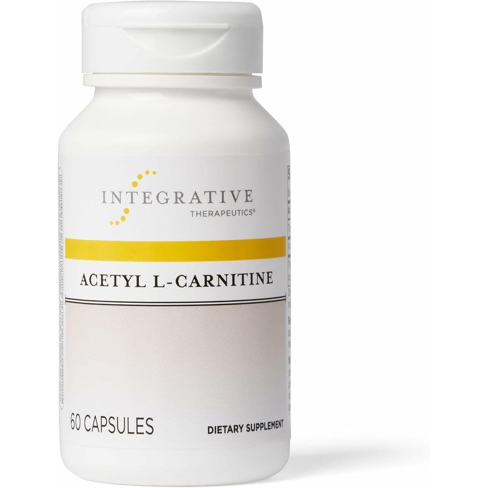 Integrative Therapeutics Acetyl L-Carnitine 60 capsules front view for brain health.