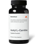 Momentous Acetyl L-Carnitine front view bottle with 500 milligrams supplement label