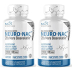 Nature's Fusions Neuro NAC supplement front view of supplement bottles