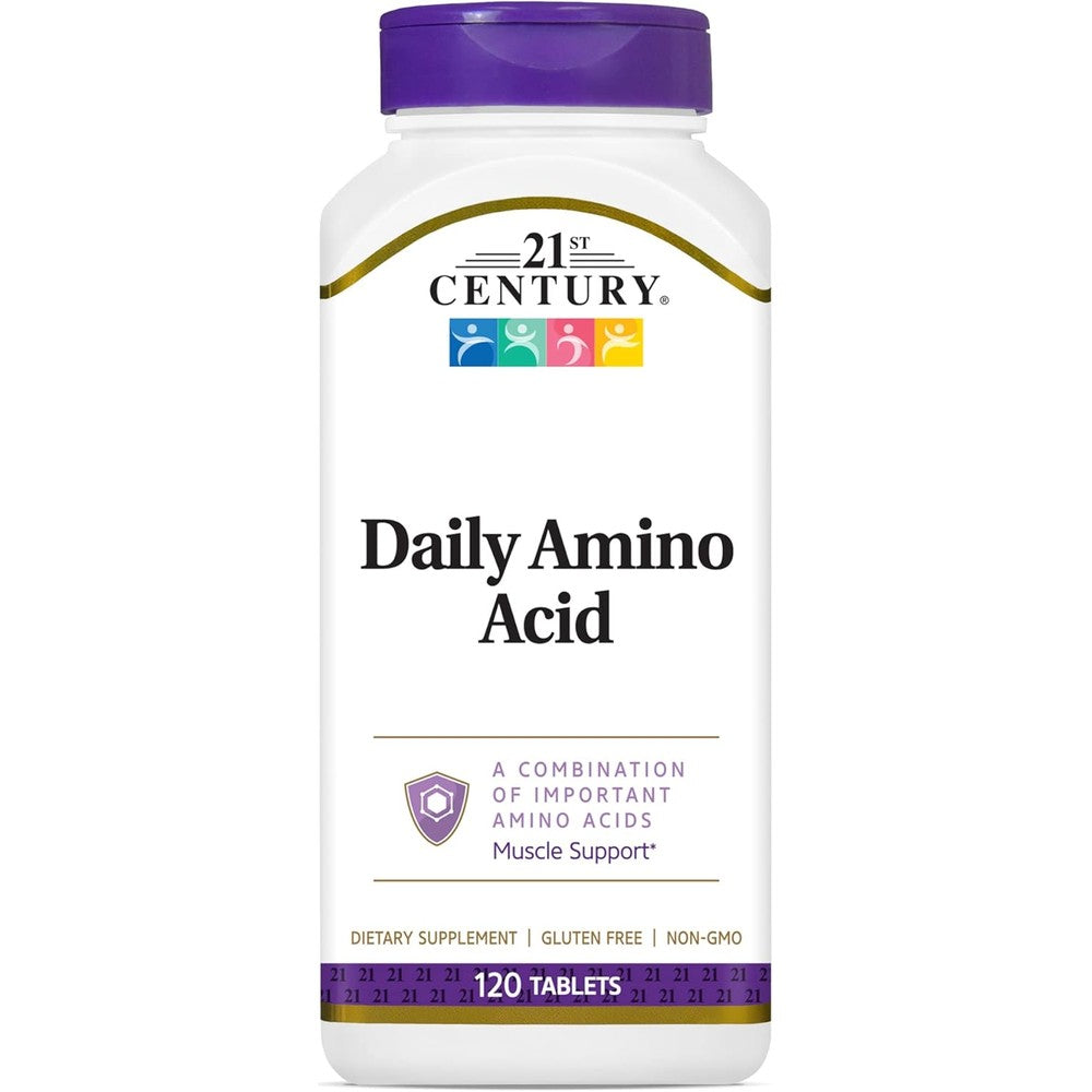 21st Century Daily Amino Acid Tablets front view product bottle