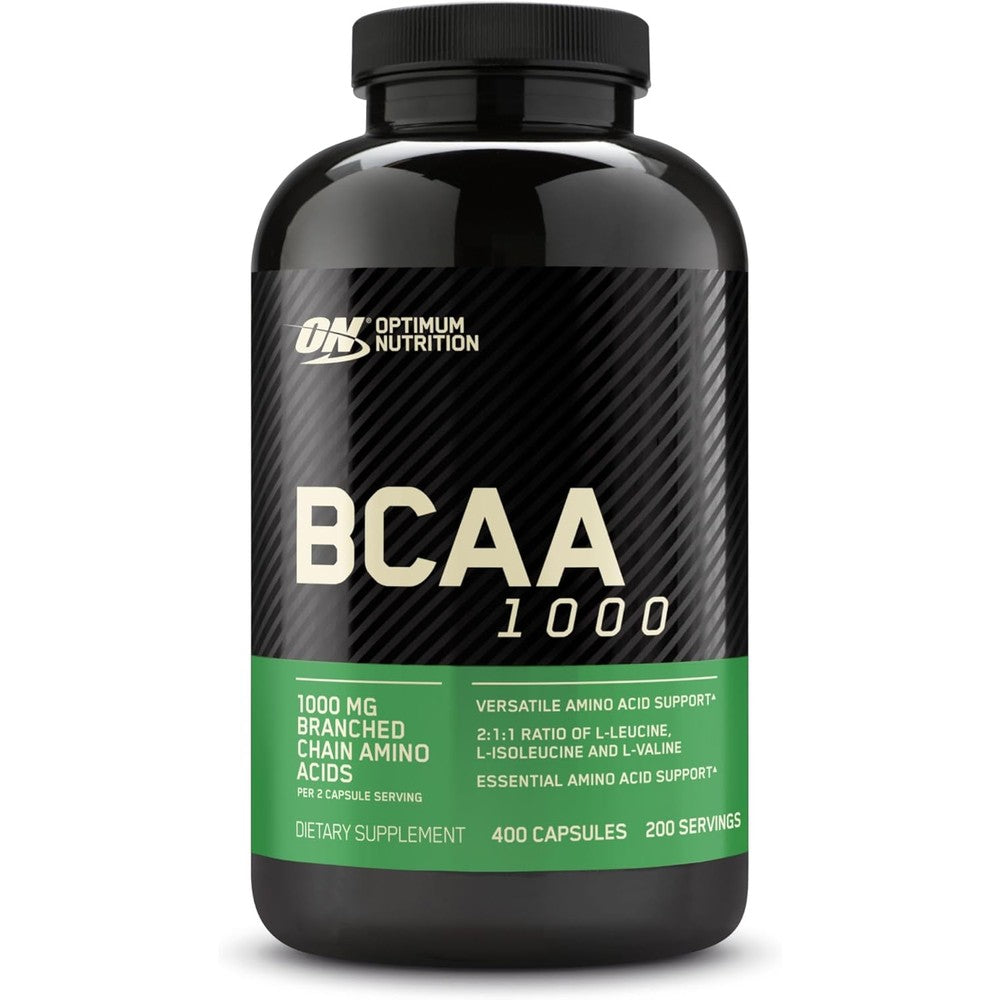 Optimum Nutrition BCAA 1000 capsules front view