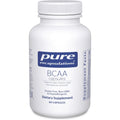 Pure Encapsulations BCAA capsules bottle front view showing product branding and count.