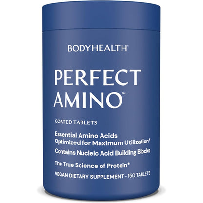 BodyHealth PerfectAmino 150 tablets for essential amino acids and muscle recovery
