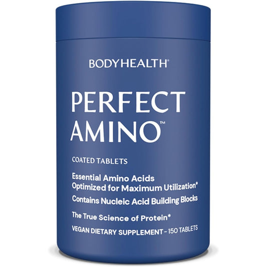 BodyHealth PerfectAmino 150 tablets for essential amino acids and muscle recovery