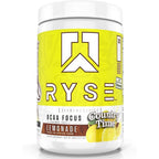 Ryse BCAA Focus Country Time Lemonade front tub view supplement powder
