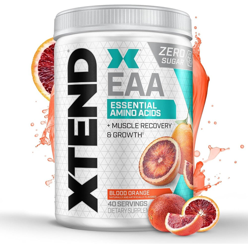 Xtend Scivation Eaa Bcaa powder front view container