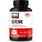 Force Factor Glycine 100 Vegetable Capsules front view bottle