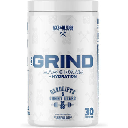 Axe and Sledge The Grind Deadlifts and Gummy Bears tub front view