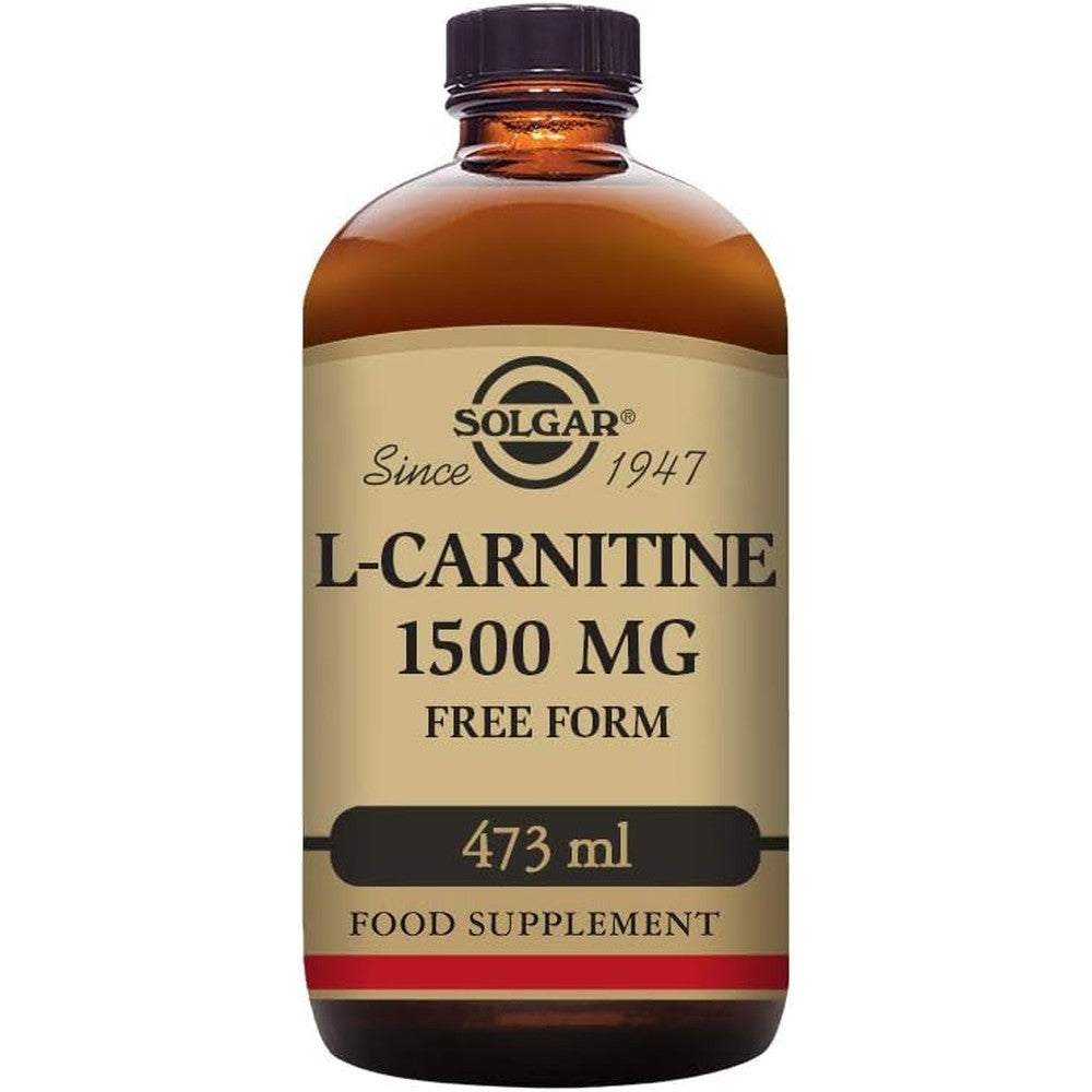 Solgar L-Carnitine Liquid front view bottle packaging