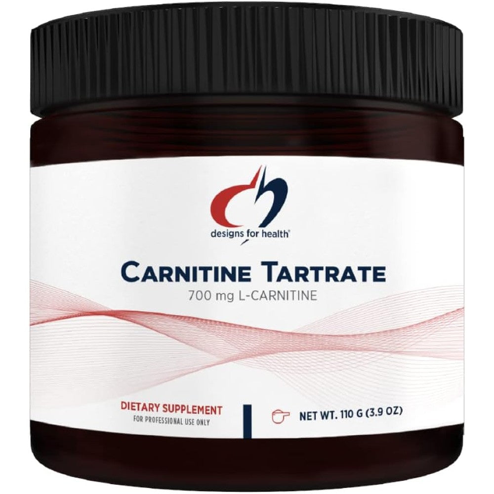 Designs For Health Carnitine Tartrate Powder front view container