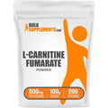 BulkSupplements L-Carnitine Fumarate Powder front view bottle