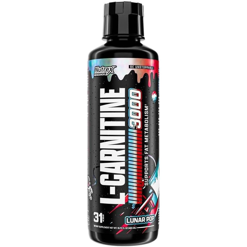 Nutrex Research Liquid Carnitine 3000 Lunar Pop front view bottle