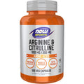 Now Foods Arginine And Citrulline front view bottle packaging