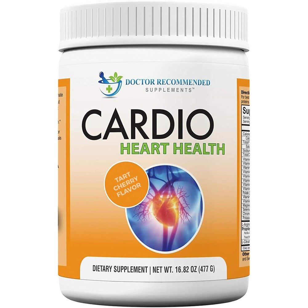Doctor Recommended Supplements Cardio Heart Health Powder front view packaging
