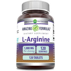 Amazing Nutrition L-Arginine 1000 mg 120 Tablets front bottle view