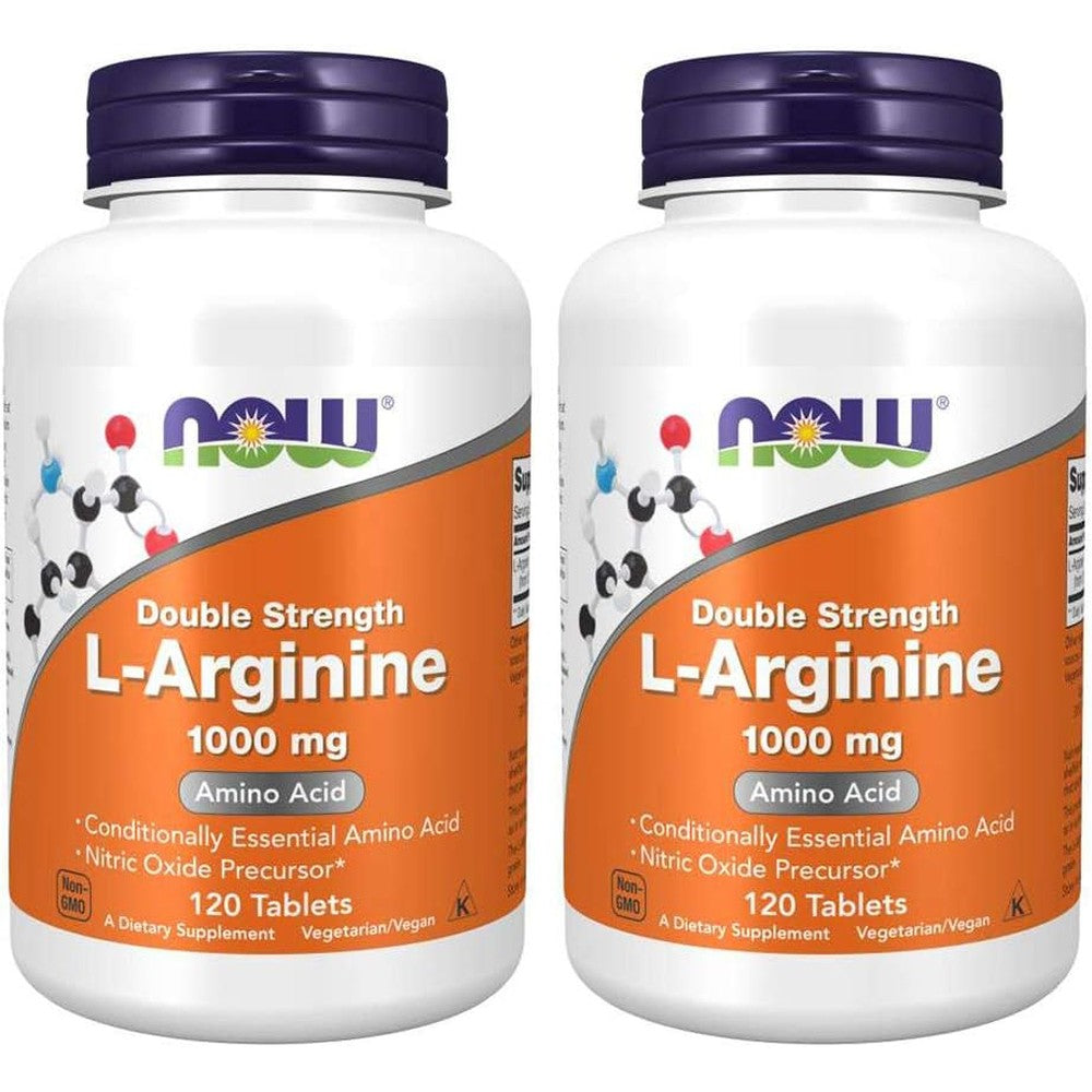 Now Foods L-Arginine 1000mg tablets front packaging view