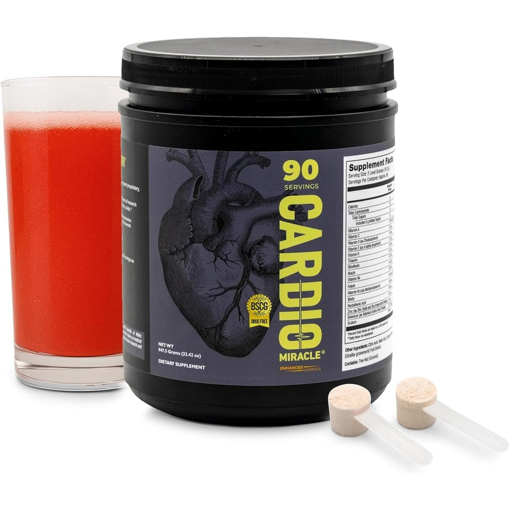 Cardio Miracle Nitric Oxide Supplement canister front view