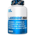 Evlution Nutrition L-Arginine 1500mg front bottle view