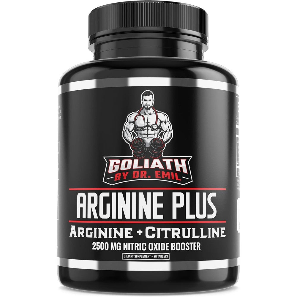 Dr. Emil Nutrition Arginine Plus front view bottle packaging