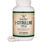 Double Wood Supplements L-Citrulline capsules front view bottle packaging