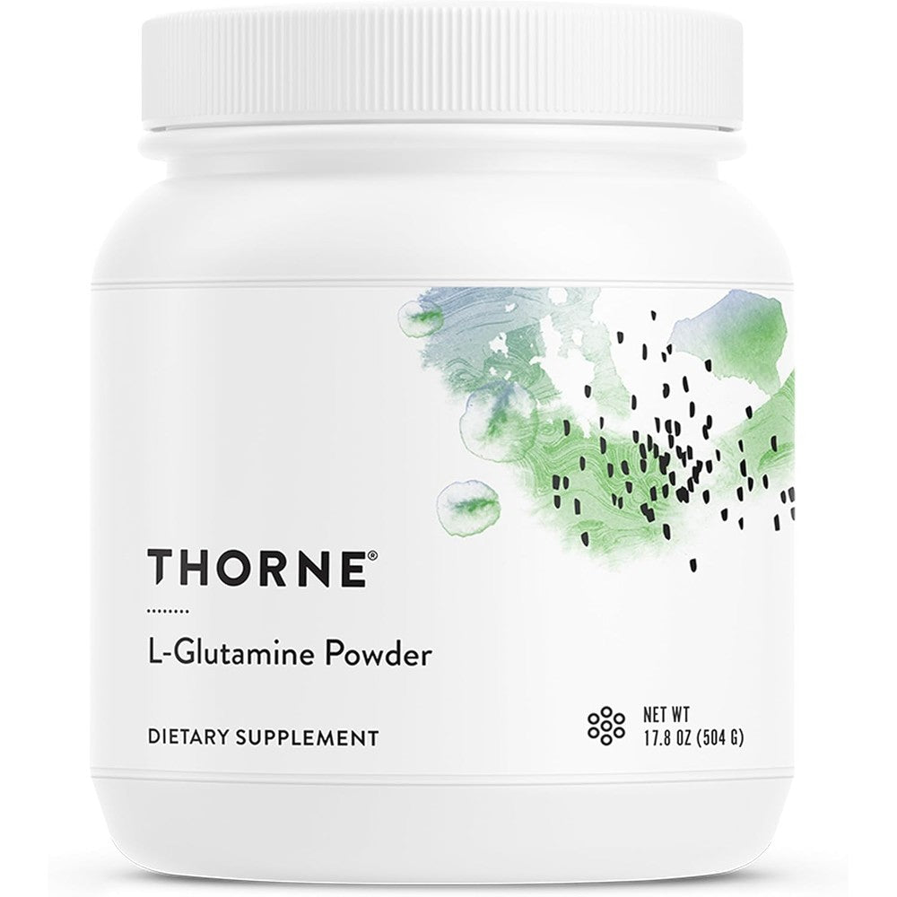 Thorne L-Glutamine Powder 17.8 Ounce front view