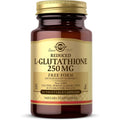 Solgar Reduced L-Glutathione 250 mg front bottle view
