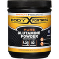 Body Fortress Pure Glutamine Powder front view supplement jar