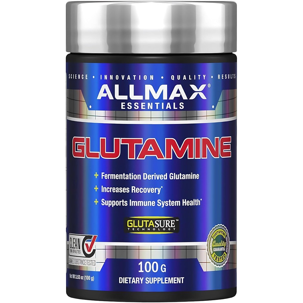 Allmax Essentials Glutamine front view packaging