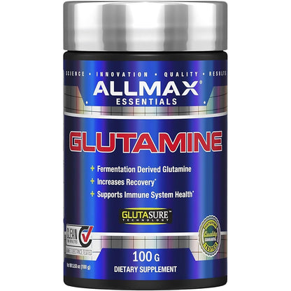 Allmax Essentials Glutamine front view packaging