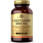Solgar L-Glutamine 1000 mg 60 Tablets front view bottle