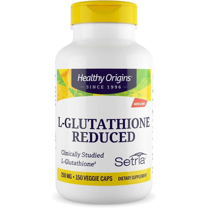 Healthy Origins Setria L-Glutathione 250 mg bottle front view