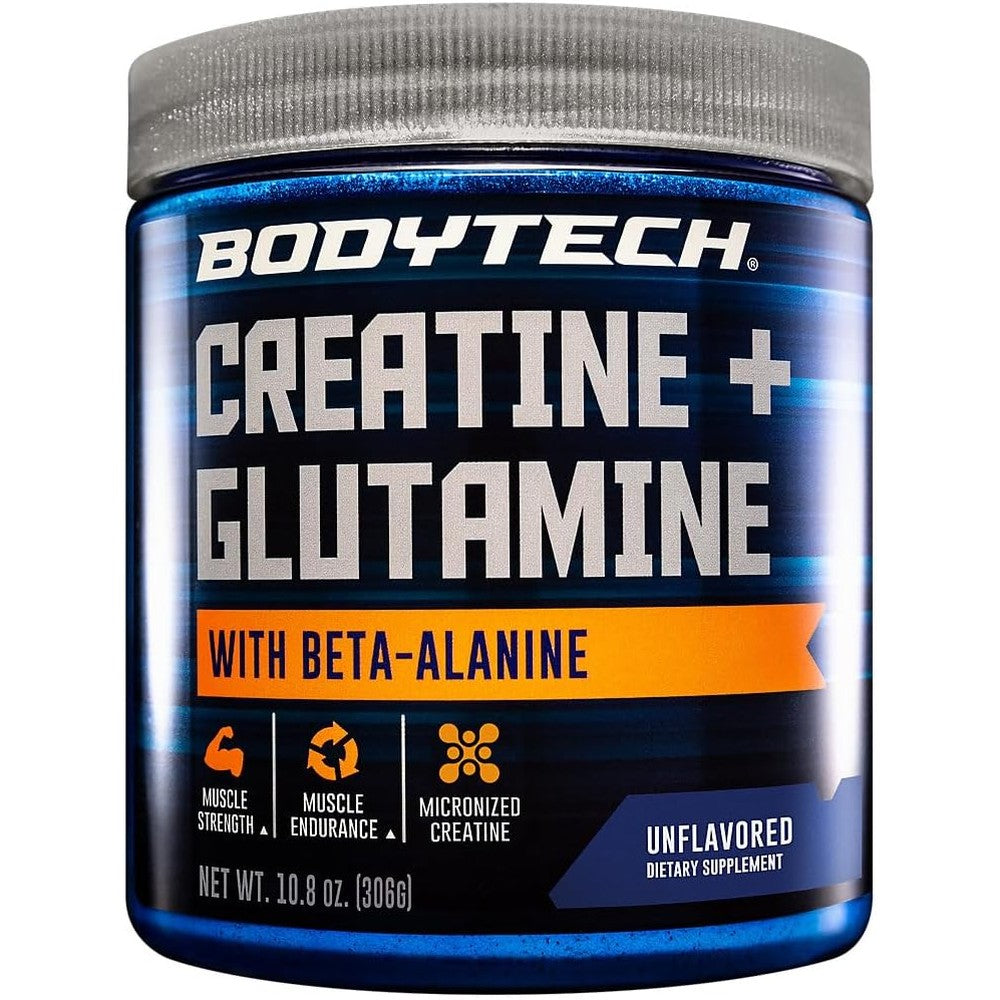 BodyTech Creatine Glutamine Beta-Alanine container front view