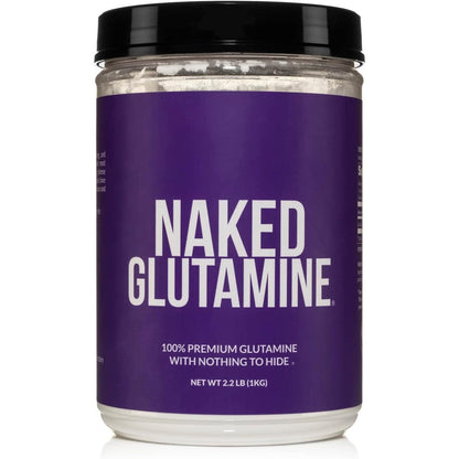Naked Nutrition Pure L-Glutamine 1000g jar front view