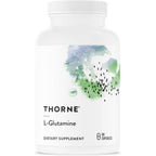 Thorne L-Glutamine 500 Milligrams 90 Capsules front view bottle