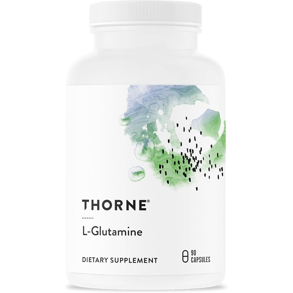 Thorne L-Glutamine 500mg 90 capsules front view