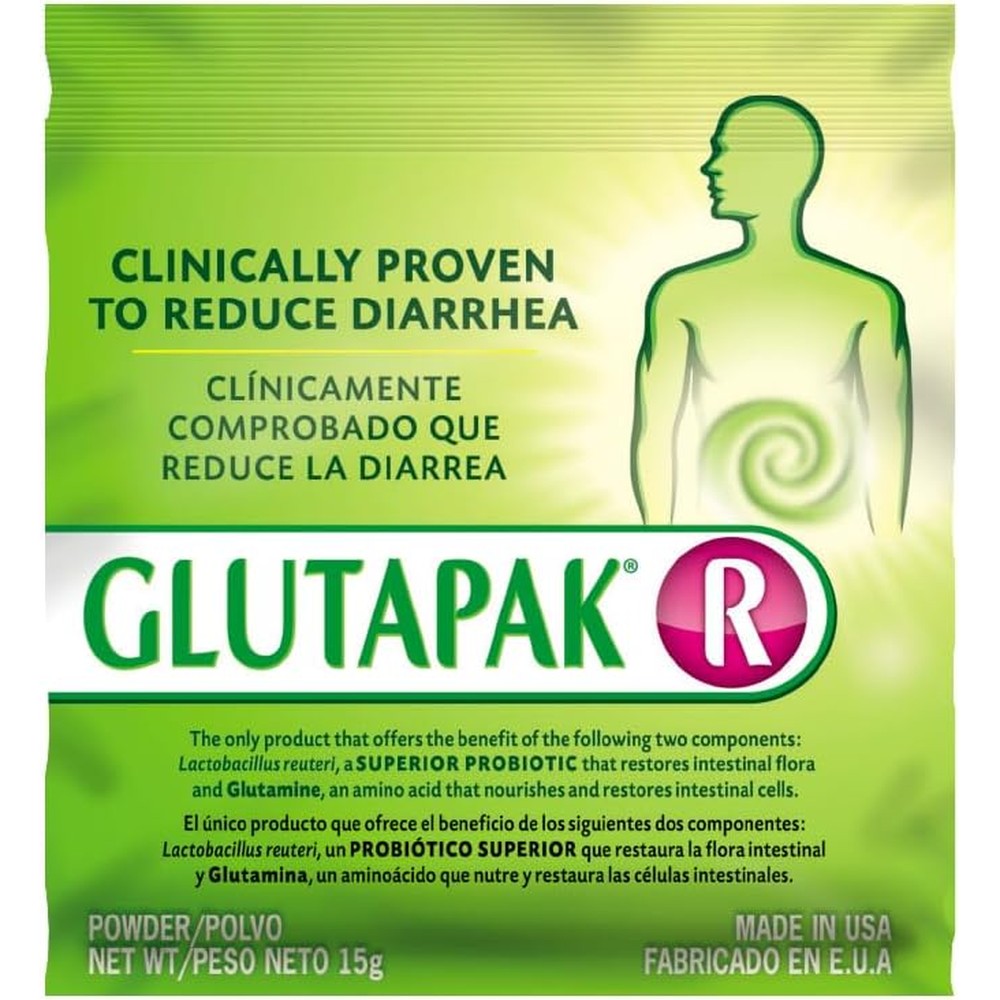 Glutapak Digestive Health Powder 15g sachet front view