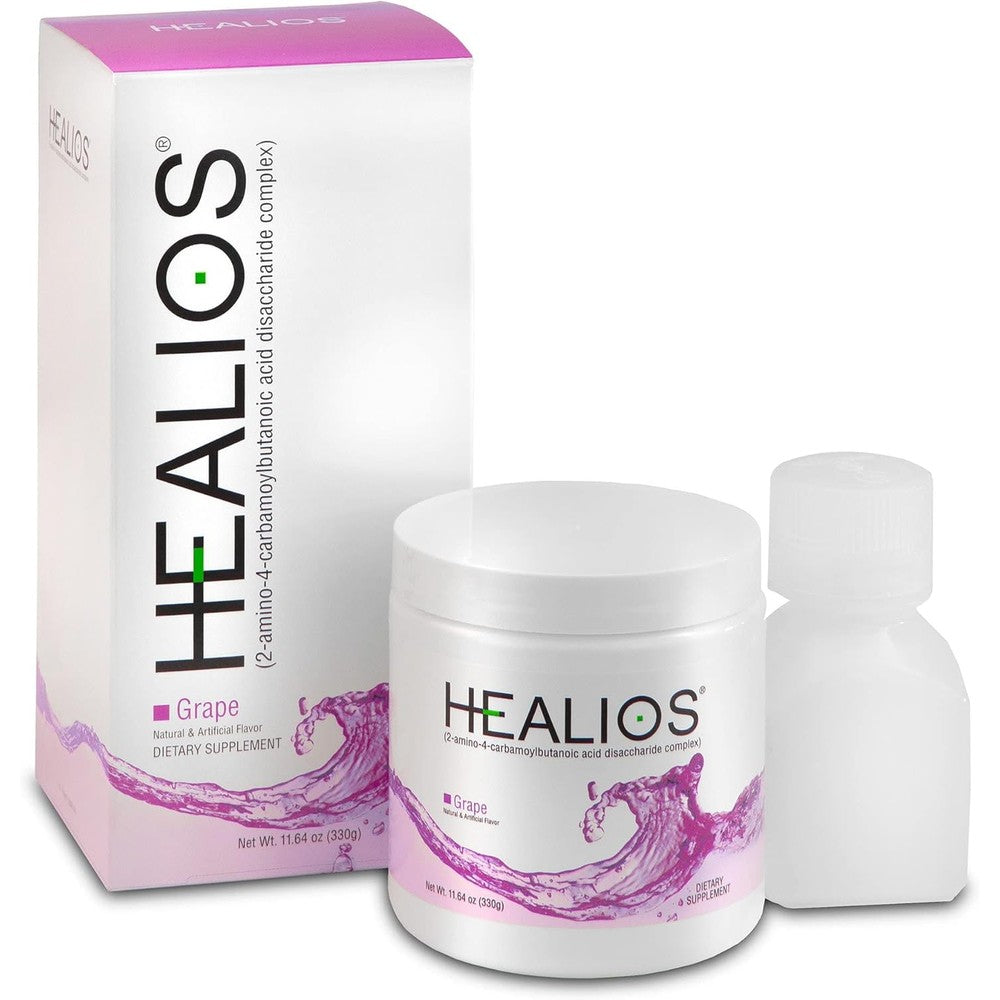 Healios Grape Flavor Oral Health Supplement front view bottle