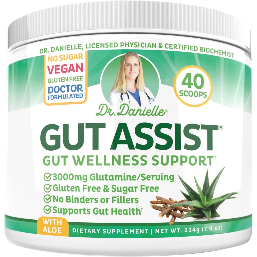 Doctor Danielle Gut Assist leaky gut repair powder front view