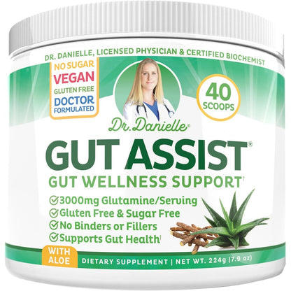 Doctor Danielle Gut Assist leaky gut repair powder front view
