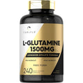 Carlyle L-Glutamine capsules front view bottle packaging