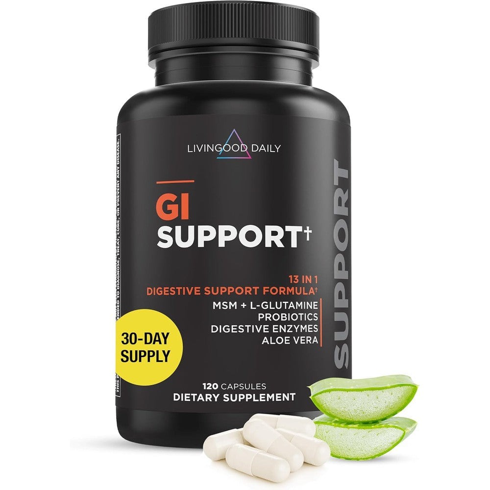 Livingood Daily Gut Cleanse Detox Supplement bottle front view