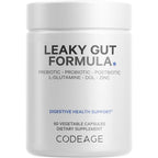 Codeage Leaky Gut Supplement front view bottle packaging